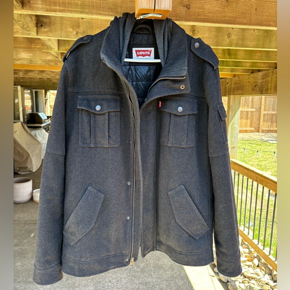 Levi’s Blended Wool Military Jacket